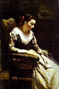 Jean-Baptiste Camille Corot The Letter Germany oil painting artist